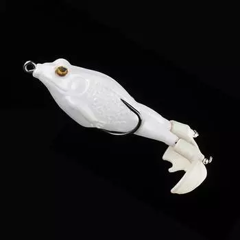 1 шт. Двойные винты лягушка воблер мягкая приманка джиггинг рыболовные приманки искусственный гольян поверхностная рыболовная снасть