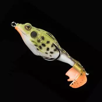 1 шт. Двойные винты лягушка воблер мягкая приманка джиггинг рыболовные приманки искусственный гольян поверхностная рыболовная снасть