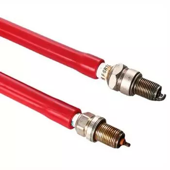 1 шт. двухотверстийный гаечный ключ для установки и снятия автомобильной форсунки, торцевой гаечный ключ, резиновые палочки, ручной инструмент для ремонта автомобильного двигателя 1pc