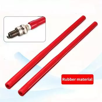 1 шт. двухотверстийный гаечный ключ для установки и снятия автомобильной форсунки, торцевой гаечный ключ, резиновые палочки, ручной инструмент для ремонта автомобильного двигателя 1pc