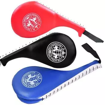 1 шт., двухслойная подушка для ударов по таэквондо, двухслойная подушка для ударов, целевая подушка, тренировочная подушка для ног, боевые искусства