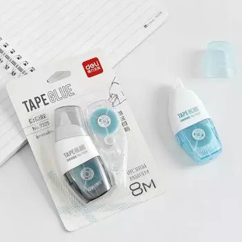 1 шт. Двусторонняя клейкая лента прозрачная офисная школьные принадлежности канцелярские 6 мм x 8 м