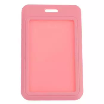 1 шт. Двусторонняя обложка для кредитной карты, жесткие пластиковые держатели для бейджей с прорезью для бейджа для персонала мероприятия, держатель для удостоверения личности, ремешок для пропуска чёрный