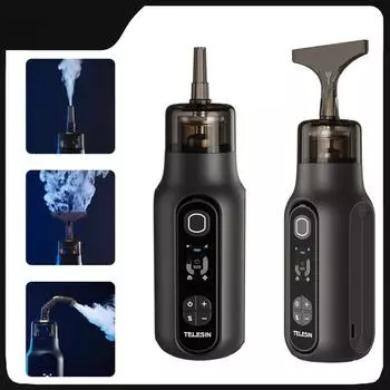 1 шт. Дымовая машина для фотосъемки, эффект дыма, портативный генератор дыма с дистанционным управлением, дымогенератор для видеосъемки на вечеринке