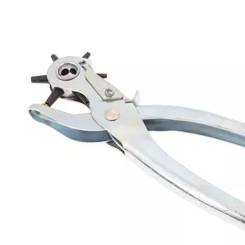 1 шт. Дырокол для кожаного ремня, вращающийся, 6 размеров, ручной инструмент для поделок и промышленного использования onesize