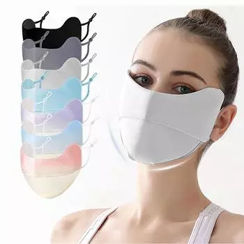 1 шт. дышащая солнцезащитная маска для глаз из ледяного шелка