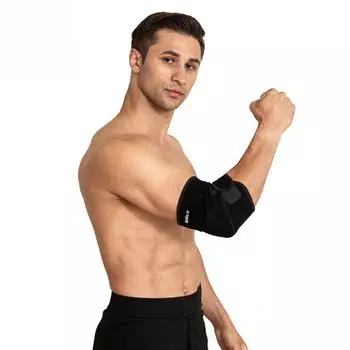 1 шт. дышащая защита локтя для упражнений на удары, фитнеса, жима лежа, тяжелой атлетики, бега, баскетбола, поддержки, стабильных суставов