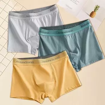 1 шт. дышащие большие размеры удобные мужские спортивные трусы хлопковые боксеры шорты трусики L