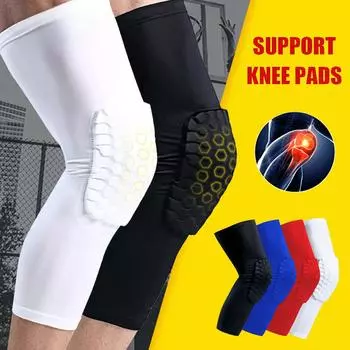 1 шт. дышащий баскетбольный спортивный наколенник для стрельбы в виде сот, бампер, скоба для тренажерного зала, защитные наколенники S