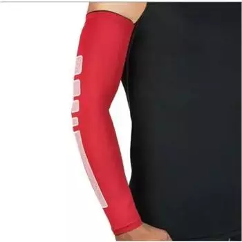 1 шт. дышащий налокотник наколенник быстросохнущий беговой рукав для рук баскетбол фитнес нарукавники спортивный инвентарь для защиты от солнца M