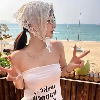 1 шт. дышащий треугольный платок в пасторальном стиле повязка для волос реквизит для фотографий кружево свежий