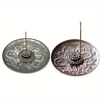 1 шт. Дзен Металлическая курильница, курильница, курильница, держатель для благовоний, ароматическая палочка, чайные украшения A