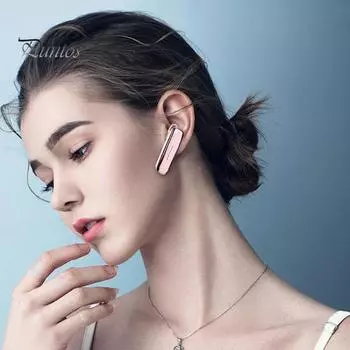 1 шт. E1 Bluetooth-совместимая гарнитура-вкладыши беспроводные ABS водонепроницаемые беспроводные наушники для спорта розовый