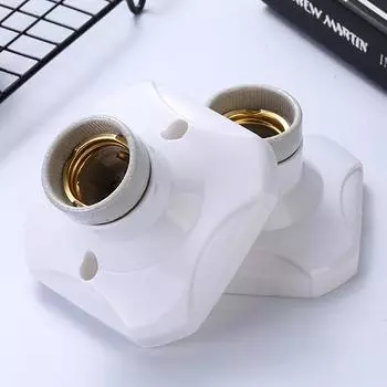 1 шт. E27 лампа для дома подвесной водонепроницаемый держатель лампы плоская головка лампы квадратный фиксированный кронштейн для самостоятельного изготовления аксессуары