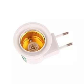 1 шт. E27 светодиодный патрон для белой лампы с адаптером для вилки EU, конвертер вкл./выкл. для лампы накаливания 1 pc