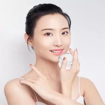 1 шт. EMS двухроликовый массажер для лица с микротоковой подтяжкой кожи, против морщин, для похудения, массажер для лица