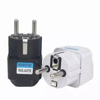 1 шт. ЕС, Россия, Франция, KR, адаптер для вилки, США, Австралия, Великобритания, евро, европейский, Южная Корея, адаптер питания переменного тока, электрическая розетка 1pcs
