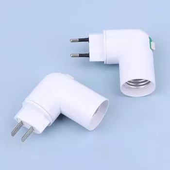 1 шт. EU US Plug Pp в цоколь E27 конвертер-разветвитель патрон лампы с выключателем вкл./выкл. адаптер для лампы E27 винтовой конвертер