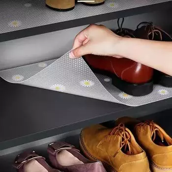 1 шт. EVA Daisy Pad Коврик для шкафа Многоразовые вкладыши для ящиков Нескользящий Холодильник Водонепроницаемый Влагостойкий Коврик для ящиков Вкладыш для ящиков 100x30cm