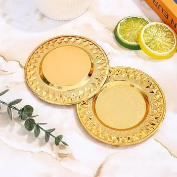 1 шт. Европейская фруктовая тарелка для гостиной, домашнего журнального столика, чайных закусок, сухофруктов, закусок, блюд, поднос для хранения 10cm