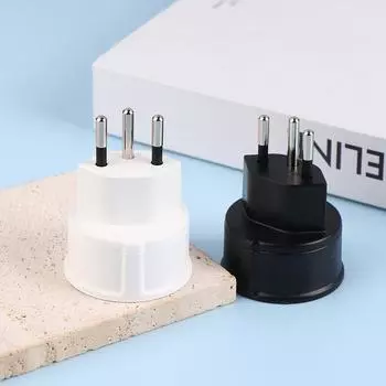 1 шт. европейский адаптер для вилок Франция-Швейцария, 3-контактный штекер 10 А 250 В, электрическая вилка для ЕС-Швейцария, электрическая розетка белый