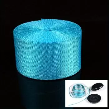 1 шт., Европейский стандартный ремень безопасности шириной 4,8 см, цветной, модифицированный, ремень безопасности, имитация нейлонового ремня безопасности синий