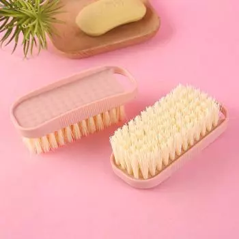 1 шт. Ежедневная щетка для обуви, пластиковая мягкая щетка для мытья волос, бытовая щетка для чистки, цветная щетка для обуви 12.5*5.5cm