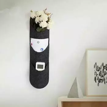 1 шт., фетровая сумка для хранения с небольшой дизайнерской подвесной сумкой для хранения, настенный шкаф, многослойная подвесная сумка, игрушки для хранения всякой всячины, ювелирные изделия, косметика 1pcs