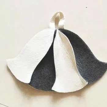1 шт. фетровая защита головы баня анти-жар свободный размер русский стиль шапочка для душа шапка для сауны серый