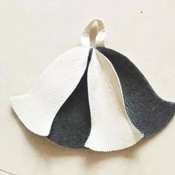 1 шт. фетровая защита головы для ванны, анти-жар, свободный размер, шапочка для душа в русском стиле, шапочка для сауны, аксессуары для вапорариума, оптовая продажа, новый серый