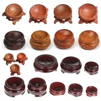 1 шт. Фигурка хрустальный шар основание ручной работы настольные украшения фото реквизит дисплей стенд сфера каменная опора деревянный держатель