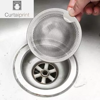 1 шт., фильтр для кухонной мойки, сетчатый фильтр для раковины из нержавеющей стали, фильтр для раковины в ванной, фильтр для сливного отверстия, ловушка, сетка для мусора S