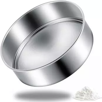 1 шт. Фильтр для масла из нержавеющей стали без ручки, фильтр для муки, сито, фильтр для выпечки тортов, кухонный фильтр и фильтр для тонкой очистки, Stainless Steel