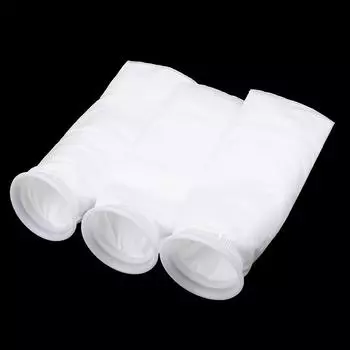 1 шт., фильтр-носки для аквариума, мешки 50/75/100/150/200 микрон, многоразовые войлочные фильтр-мешки для аквариума, фильтрация пруда для аквариума