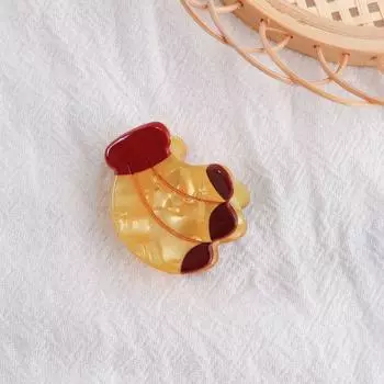 1 шт. Фиолетово-красный супер милый маленький зажим для волос из серии фруктов клубники и арбуза из ацетата, сладкий маленький зажим для челки в стиле инс