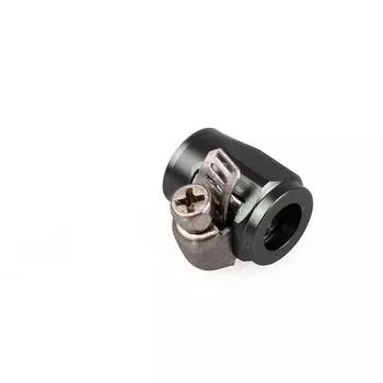 1 шт. Фитинг для топливного масла AN4 12 мм Алюминиевый Легкий Анодированный Многоразовый Черный Финишеры для Шланга Зажимы Трубка Шланг AN-4 Черный