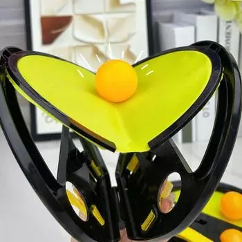 1 шт., фитнес-игрушка для бросания мяча руками, броска и ловли, интерактивная игрушка для фитнеса для родителей и детей, игры для нескольких человек чёрный