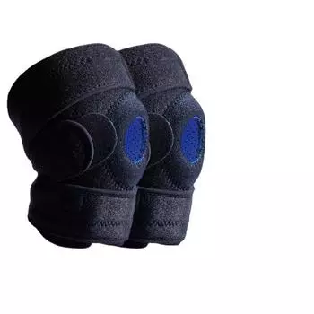 1 шт. Фитнес-поддержка колена, эластичный бандаж, спортивная лента, наколенники, защитная лента для наколенника, футбол, спорт All code чёрный