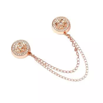 1 шт. фиксированная кнопка красивая цепочка мода камелия универсальная стразы без следов магнитная пряжка