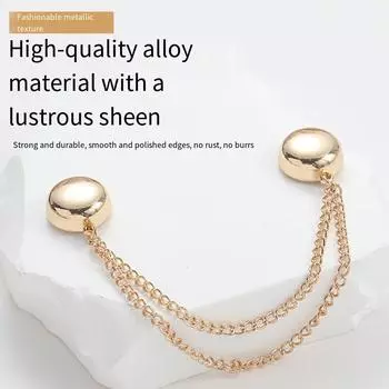 1 шт., фиксированная магнитная пряжка для брюк, изменение длины штанины, изменение длины манжеты, короткий съемный артефакт без гвоздей, без швов, металлическая пряжка для штанины