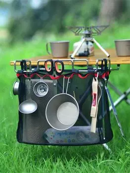 1 шт. фиксированные мусорные мешки для кемпинга на открытом воздухе мусорная стойка пластиковый мешок складная поддержка мусорный зажим