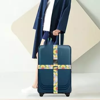 1 шт. фиксированный ремень для чемодана на колесиках, упаковочная веревка с пряжкой, багажный ремень и крепежный ремень для безопасного путешествия Xinghe luggage box belt