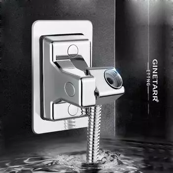 1 шт., фиксированный универсальный кронштейн для душа без отверстий, основание для душевой лейки, винная душевая лейка