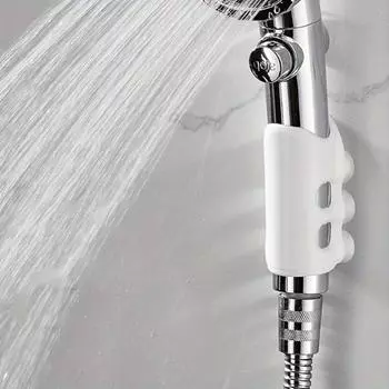 1 шт. FlexiMounts силиконовый держатель для душевой лейки, съемный, настенный, выступ для ручной душевой лейки, синий