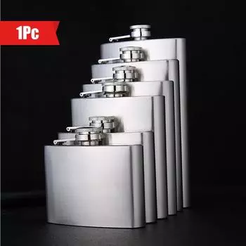 1 шт., фляжка из нержавеющей стали для спиртного, портативная бутылка для питья, аксессуары для путешествий на открытом воздухе, уникальные подарки для мужчин и отцов 5oz