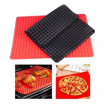 1 шт., форма для выпечки в форме пирамиды, антипригарный силиконовый коврик для выпечки, подушечки, формы для приготовления пищи, коврик для выпечки, противень для духовки, лист, кухонные инструменты красный