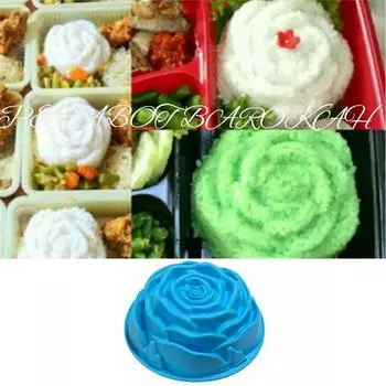 1 шт. Форма розы Bento Rice Mold, DIY Моделирование Мыловарение Роза Желе Пудинг Роза Bento Rice Mold Кухня