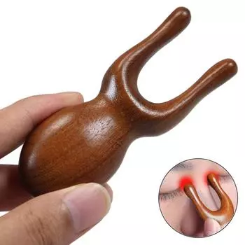 1 шт., формирователь носа из натурального дерева, массажный нос для лица, подъемник для носа, деревянная терапия, массажный инструмент, косметические инструменты, деревянная палочка гуаша, домашний тренажерный зал