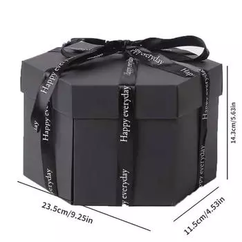 1 шт. фотоальбом коробка скрапбук прекрасный сюрприз взрыв пара коробка рождественская любовь годовщина день святого валентина девушка любовь подарок белый