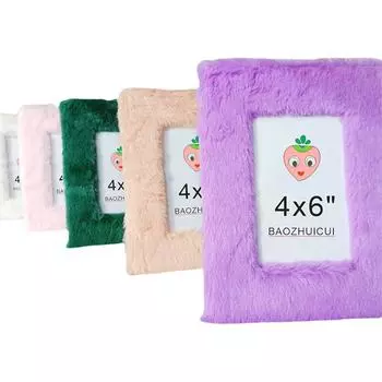 1 шт. фотостудия мягкая симпатичная расставьте фоторамку на столе плюшевые однотонные украшения розовый